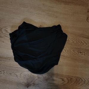 Size large black zip up corset